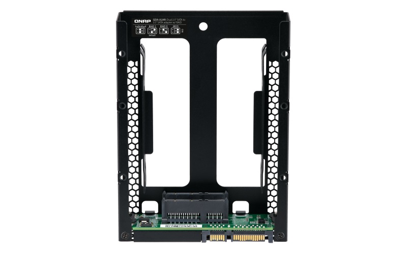 QNAP QDA-A2AR Contenitore di Unità di Archiviazione Esterno HDD/SSD Nero 2.5
