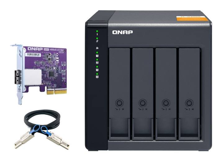 QNAP TL-D400S Enclosure HDD/SSD 4-Bay Esterno 2.5/3.5