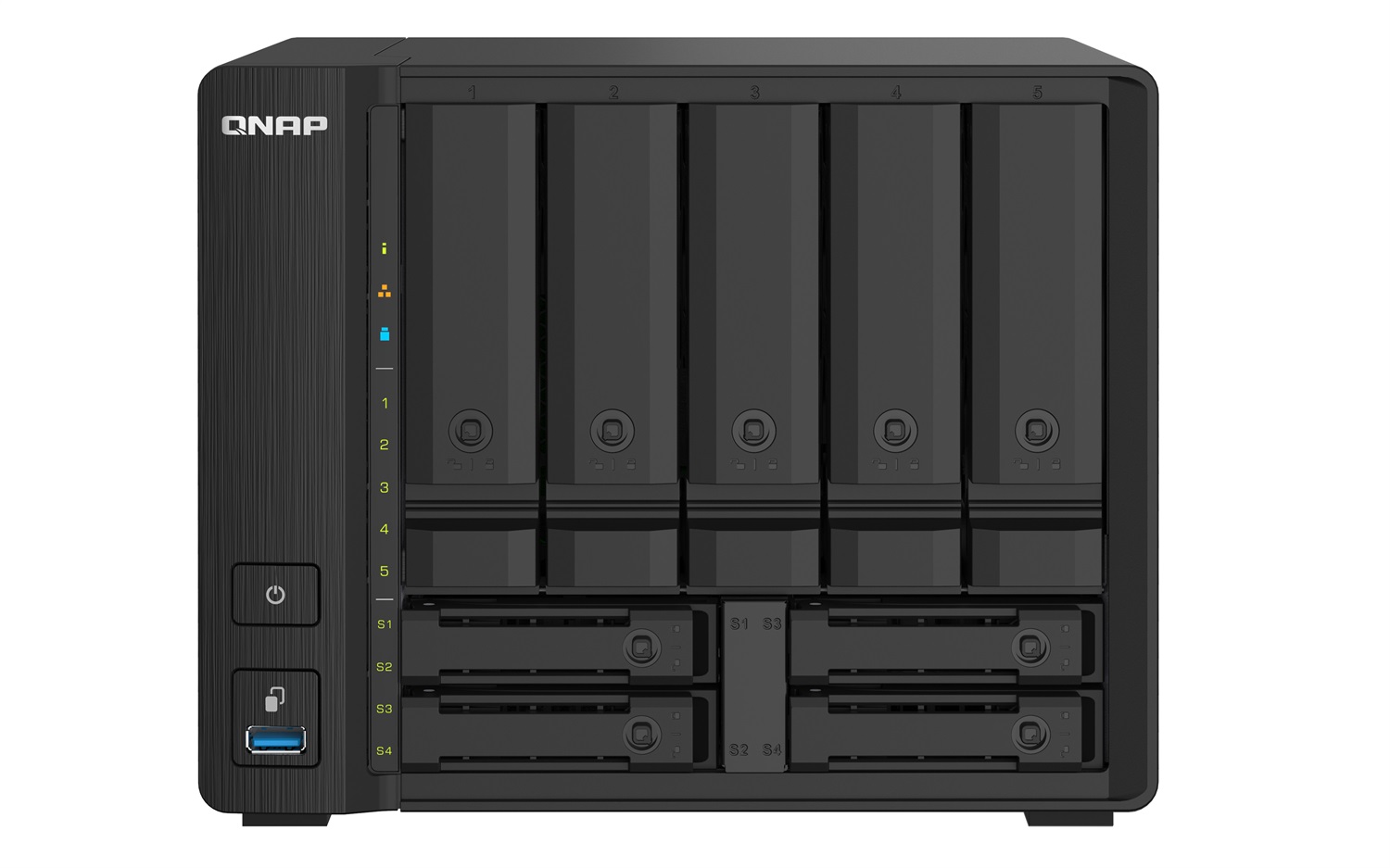 QNAP TS-932PX NAS Tower 9 Baie Annapurna Labs AL-324 1.7GHz 4 GB DDR4 Nero