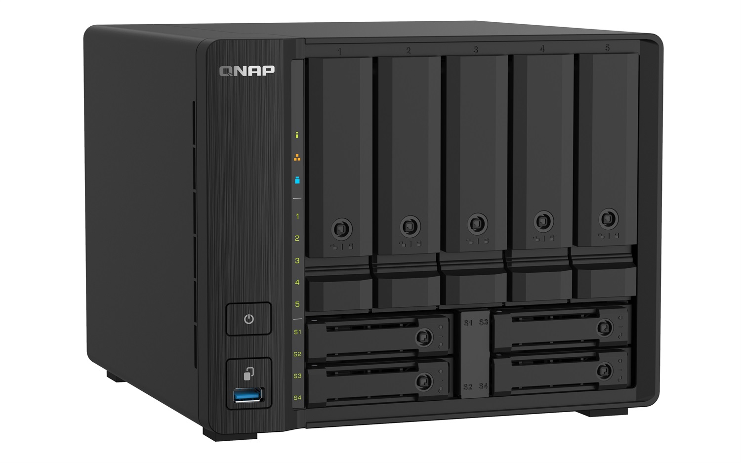 QNAP TS-932PX NAS Tower 9 Baie Annapurna Labs AL-324 1.7GHz 4 GB DDR4 Nero