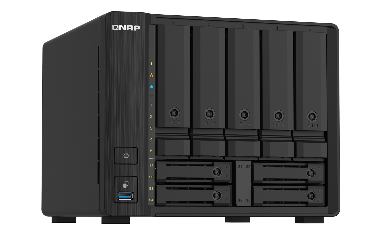 QNAP TS-932PX NAS Tower 9 Baie Annapurna Labs AL-324 1.7GHz 4 GB DDR4 Nero