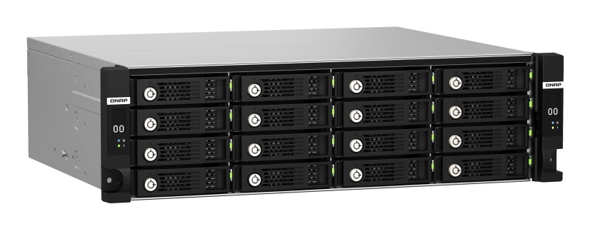 QNAP TL-R1620Sdc Box Esterno HDD/SSD Nero 2.5/3.5 - 16-Bay Rackmount SAS 12Gbps con Hot-swap
