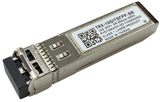 QNAP TRX-10GITSFPP-SR Modulo Ricetrasmettitore SFP 10GbE Fibra Ottica 10000 Mbit/s 850 nm fino a 300 m Temperatura Industriale