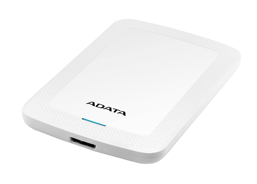 ADATA HV300 1TB - Disco Rigido Esterno USB 3.2 Gen 1 Bianco con Crittografia AES