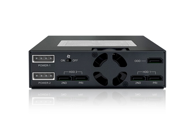 Icy Dock MB994IKO-3SB Pannello Drive Bay Nero per 2x 2.5