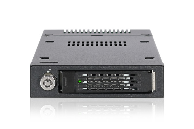 Icy Dock ToughArmor MB601M2K-1B - Rack Removibile per SSD M.2 NVMe PCIe 3.0/4.0, Hot Swap, per Alloggiamento Disco da 3,5