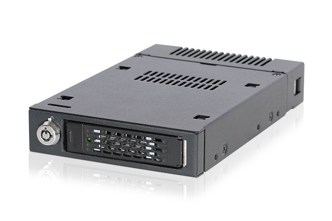 Icy Dock ToughArmor MB601M2K-1B - Rack Removibile per SSD M.2 NVMe PCIe 3.0/4.0, Hot Swap, per Alloggiamento Disco da 3,5