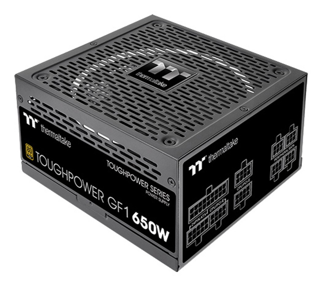Thermaltake Toughpower ATX 650W Gold Alimentatore Full Modular 80 Plus Gold con Ventola da 140mm e Connettori 20 4 pin ATX