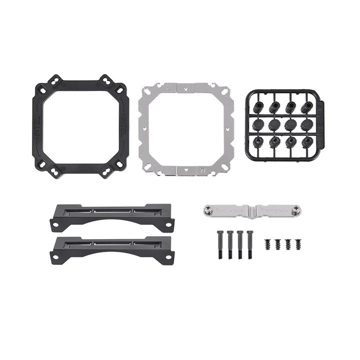 Thermaltake Toughair 310 Dissipatore CPU 12 cm con 4 tubi di calore, 500-2000 Giri/min, 23,6 dB, TDP 170W, Nero e Argento
