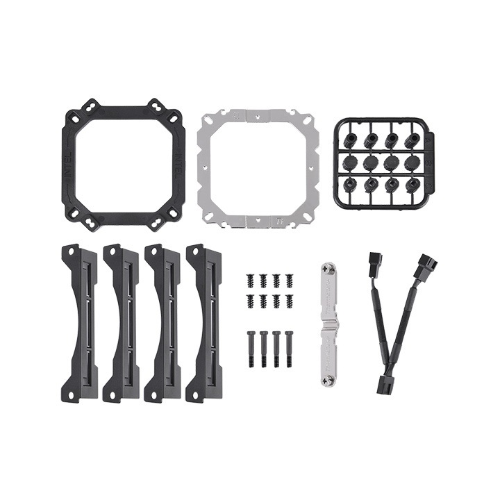 Thermaltake Toughair 510 Refrigeratore per CPU 12 cm con Ventola da 500 a 2000 Giri/min, 23,6 dB, Flusso d'aria 58,35 pdc/min, Compatibile LGA1700