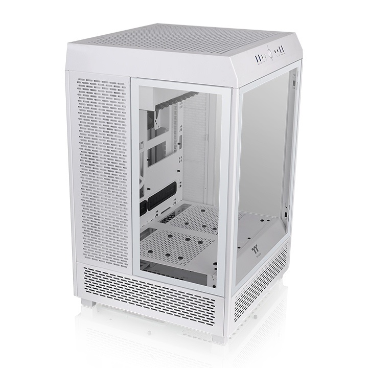 Thermaltake The Tower 500 Midi Tower Bianco - Case PC con Vetro Temperato, Supporto ATX/E-ATX/Micro ATX/Mini-ITX, 2 Ventole da 120mm Preinstallate