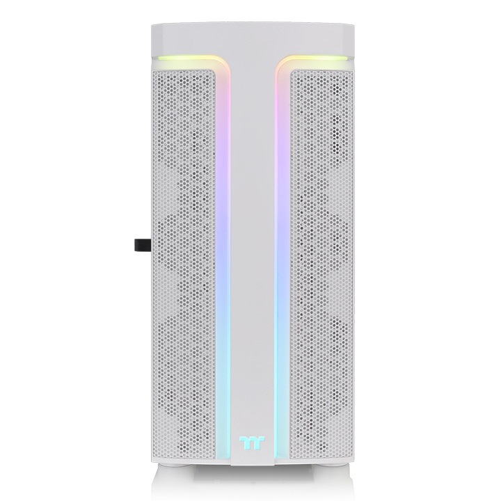 Thermaltake H590 TG ARGB Midi Tower Bianco con Vetro Temperato, supporto E-ATX e Illuminazione RGB
