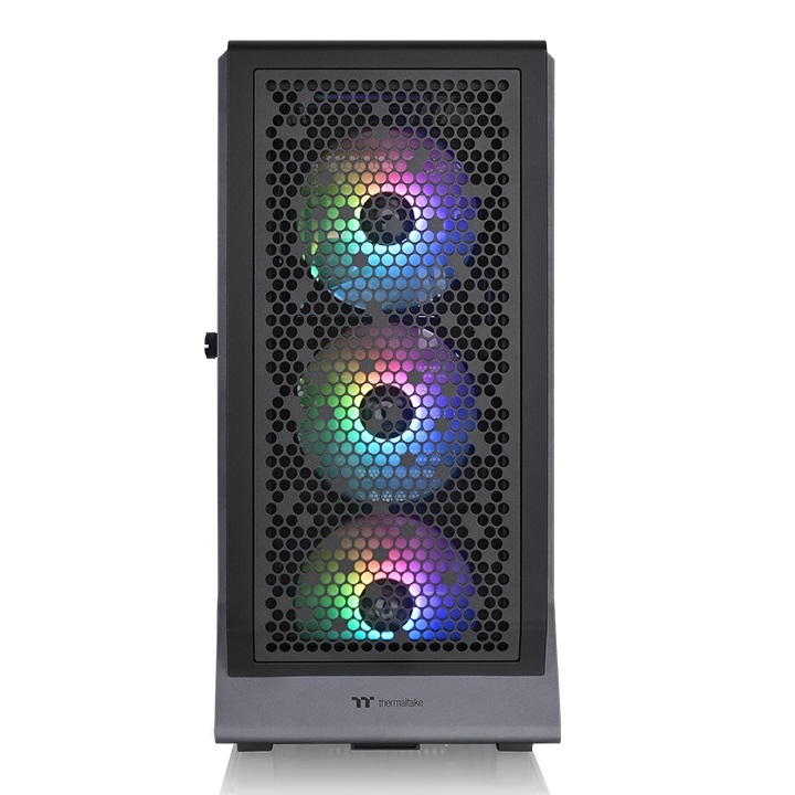 Thermaltake Ceres 500 TG ARGB Midi Tower Nero - Case PC con Vetro Temperato, Ventole ARGB e Supporto per ATX/EATX