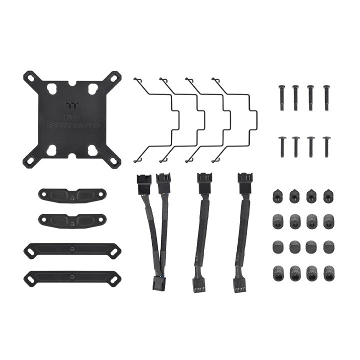 Thermaltake TOUGHAIR 710 Raffreddatore d'aria Dual Tower 14 cm con due ventole Toughfan - Compatibile con CPU Intel e AMD