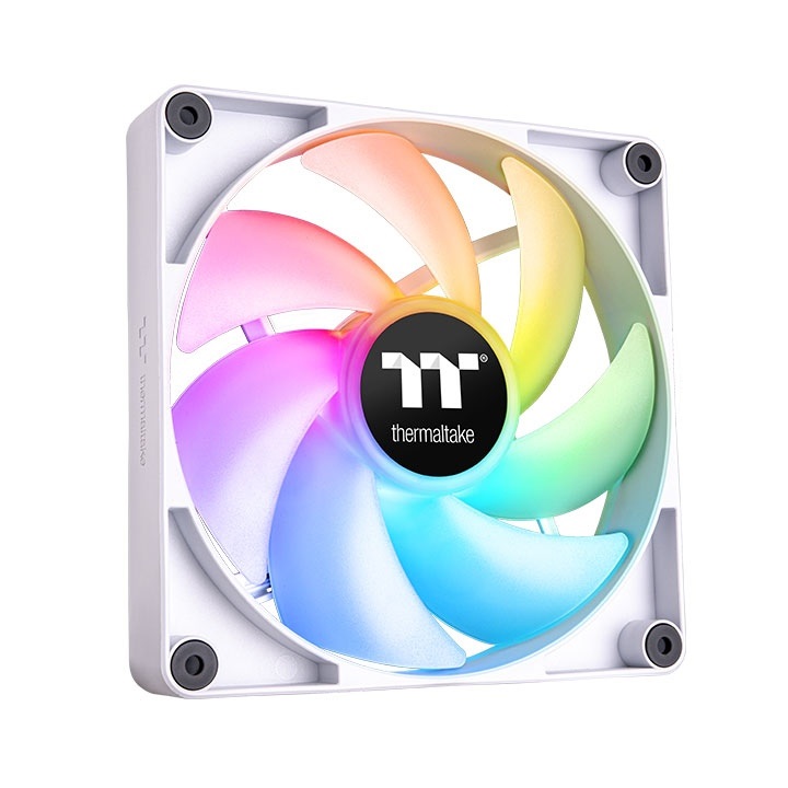 Thermaltake TT CT140 ARGB Sync Ventilatore PC Bianco - 2 pz, 500-2000 Giri/min, 30,5 dB, Flusso d'aria 77,37 pdc/min