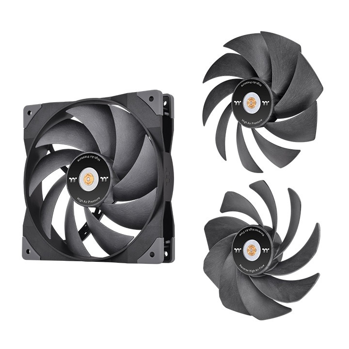 Thermaltake SWAFAN GT14 Ventilatore per PC 14 cm Nero - 2000 Giri/min, 36,1 dB, Pale Intercambiabili