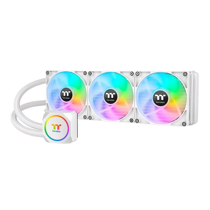 Thermaltake TH420 ARGB Sync Snow Edition Raffreddatore di liquidi All-In-One 420mm Bianco