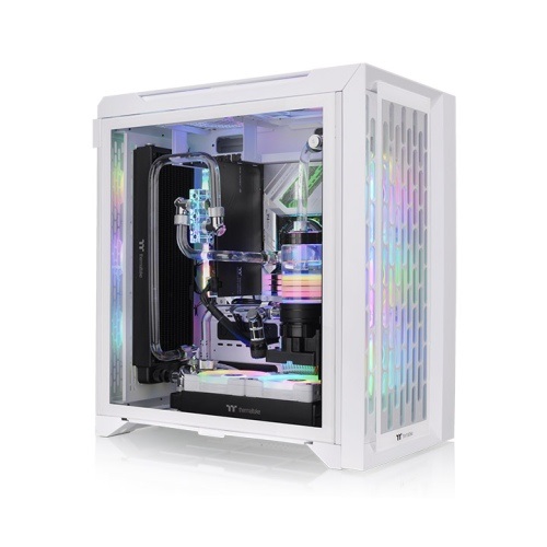 Thermaltake CTE C700 TG ARGB Midi Tower Bianco con Vetro Temperato e Supporto per Ventole da 120/140/200 mm