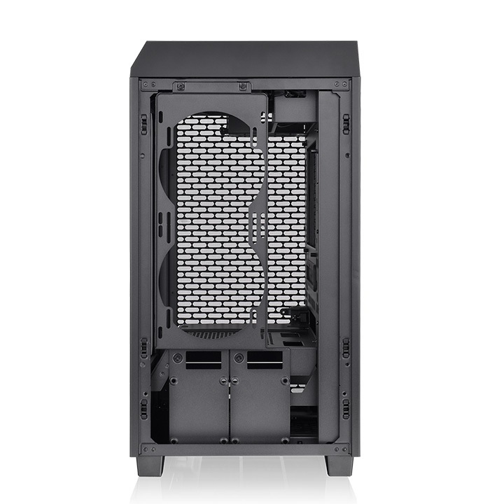 Thermaltake The Tower 200 Mini Tower Nero - Case PC Mini-ITX con Design Verticale e Vetro Temperato