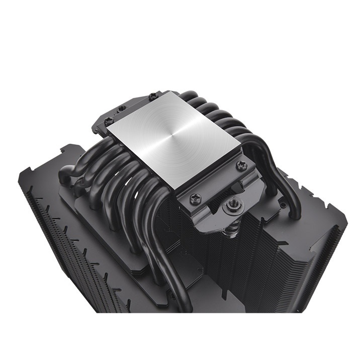 Thermaltake TOUGHAIR 710 Raffreddatore d'Aria per CPU 14 cm Nero con Doppia Ventola e Velocità Massima di 1400 Giri/min