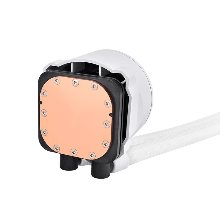 Thermaltake TH420 V2 ARGB Sync CPU Liquid Cooler Snow Edition 420mm Bianco - Design a specchio infinito, compatibile con socket Intel e AMD