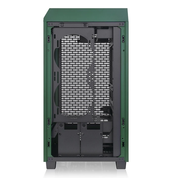 Thermaltake The Tower 200 Mini Tower Verde Racing - Case Mini-ITX con Vetro Temperato e Ventole da 140 mm