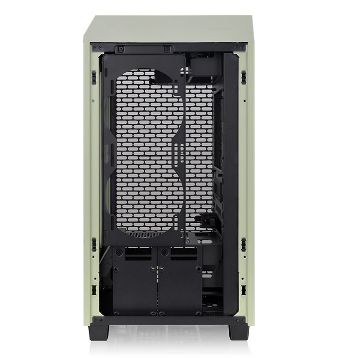 Thermaltake The Tower 200 Mini Chassis Mini-ITX Verde Matcha con Vetro Temperato e Ventole da 140 mm