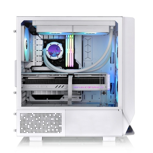 Thermaltake Ceres 330 TG ARGB Midi Tower Bianco con Ventole ARGB e Pannello in Vetro Temperato