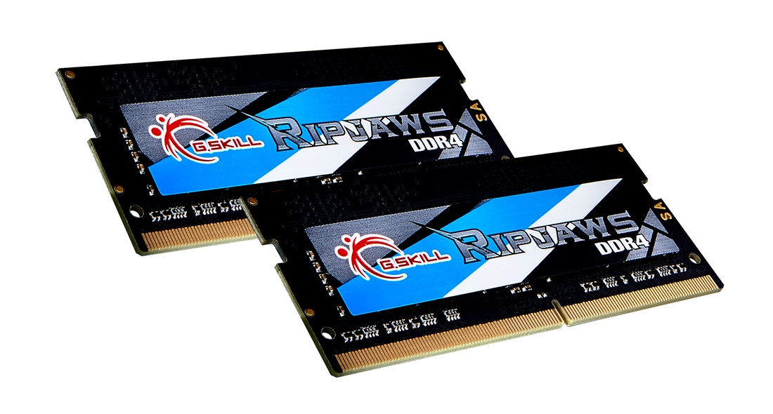G.Skill Ripjaws F4-3200C22D-32GRS - Memoria RAM 32 GB (2 x 16 GB) DDR4 3200 MHz CL22 SO-DIMM Non-ECC