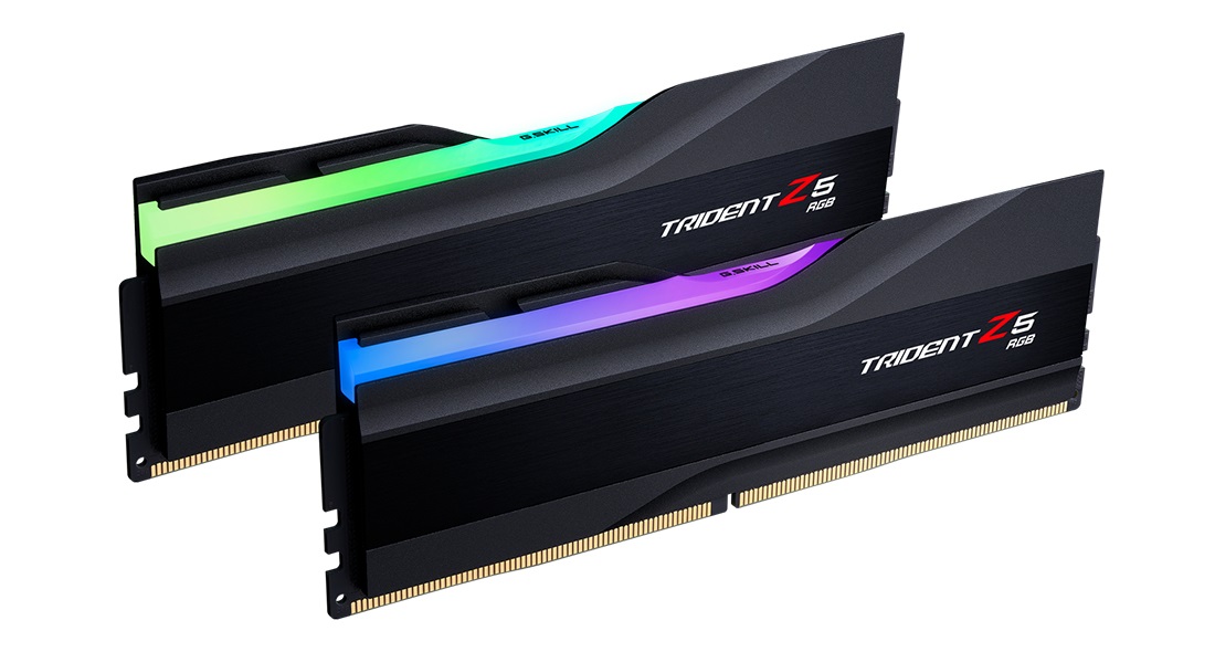 G.Skill Trident Z RGB Z5 32 GB (2 x 16 GB) DDR5 5600 MHz RAM Nero, Latenza CAS 40, Supporto XMP