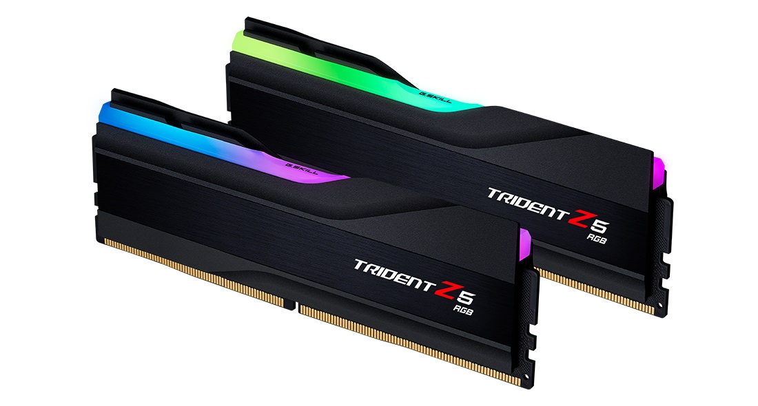 G.Skill Trident Z RGB 64 GB (2 x 32 GB) DDR5 6000 MHz CL30 - Memoria RAM con Intel XMP