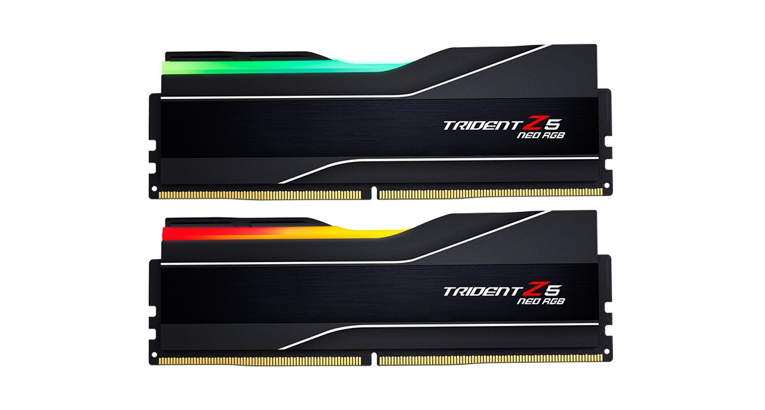 G.Skill Trident Z5 Neo RGB F5-6000J3038F16GX2-TZ5NR - Memoria RAM 32 GB (2 x 16 GB) DDR5 6000 MHz CL30