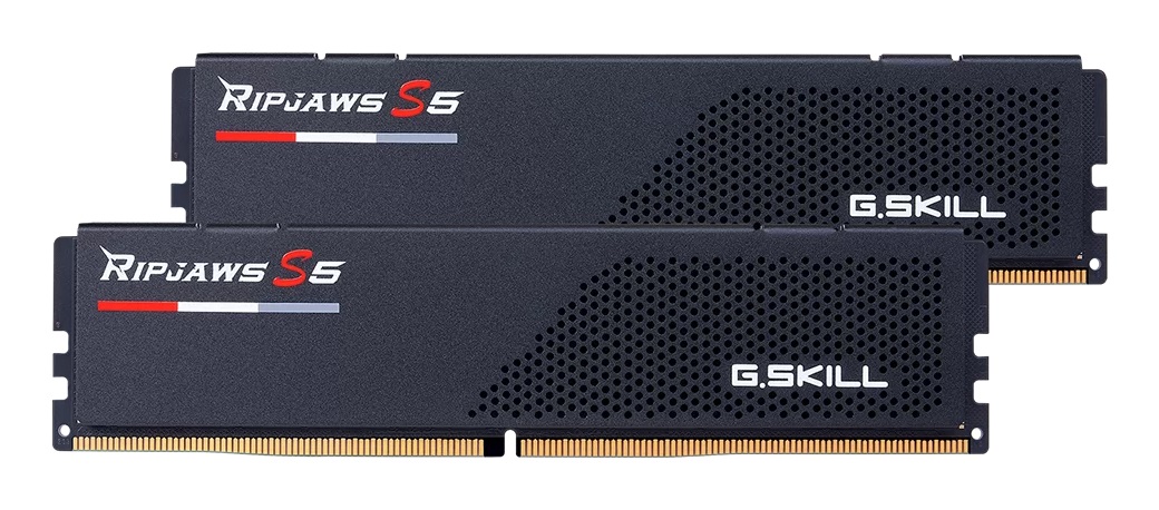 G.Skill Ripjaws S5 32 GB (2 x 16 GB) DDR5 6800 MHz CL34 RAM - Nero, Supporto Intel XMP