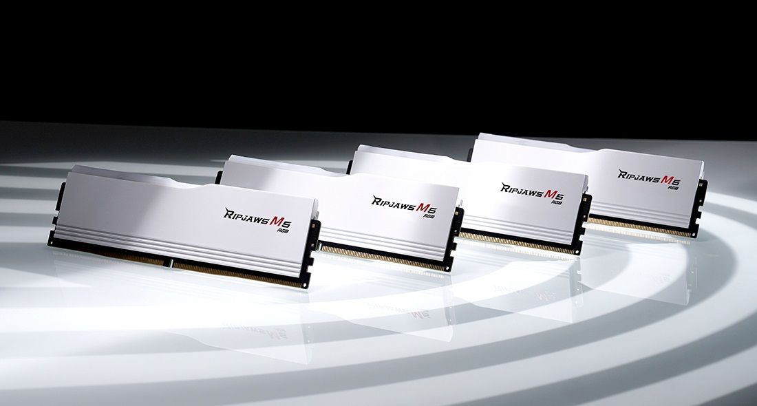 G.Skill Ripjaws M5 RGB Memoria 96 GB (2 x 48 GB) DDR5 5200 MHz CL40 con Supporto Intel XMP