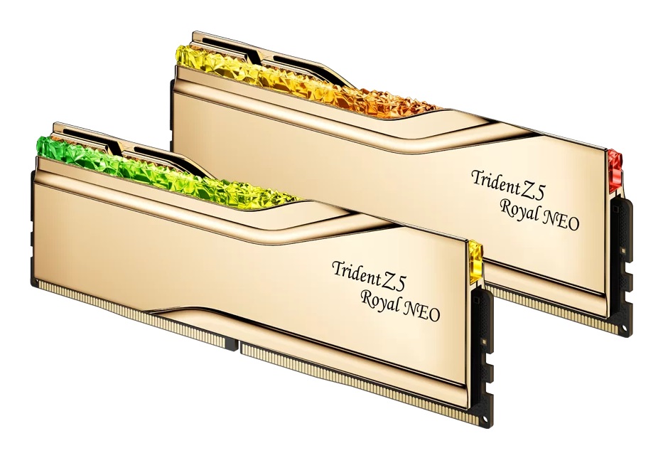 G.Skill Trident Z5 Royal Neo 32 GB (2 x 16 GB) DDR5 8000 MT/s CL38 RGB oro