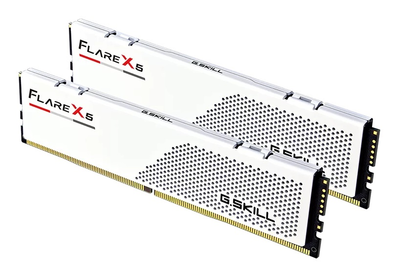 G.Skill Flare X5 F5-6000J3636F32GX2-FX5W Memoria RAM 64 GB (2 x 32 GB) DDR5 6000 MHz CL36 con Intel XMP e AMD EXPO