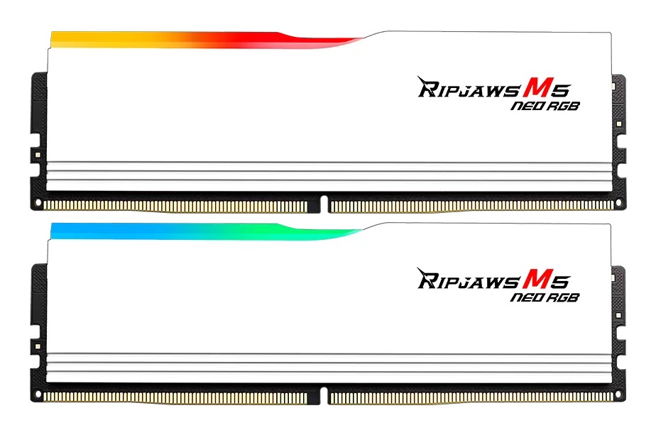 G.Skill Ripjaws M5 Neo RGB 64 GB (2 x 32 GB) DDR5 6000 MHz CL36 RAM con Illuminazione RGB