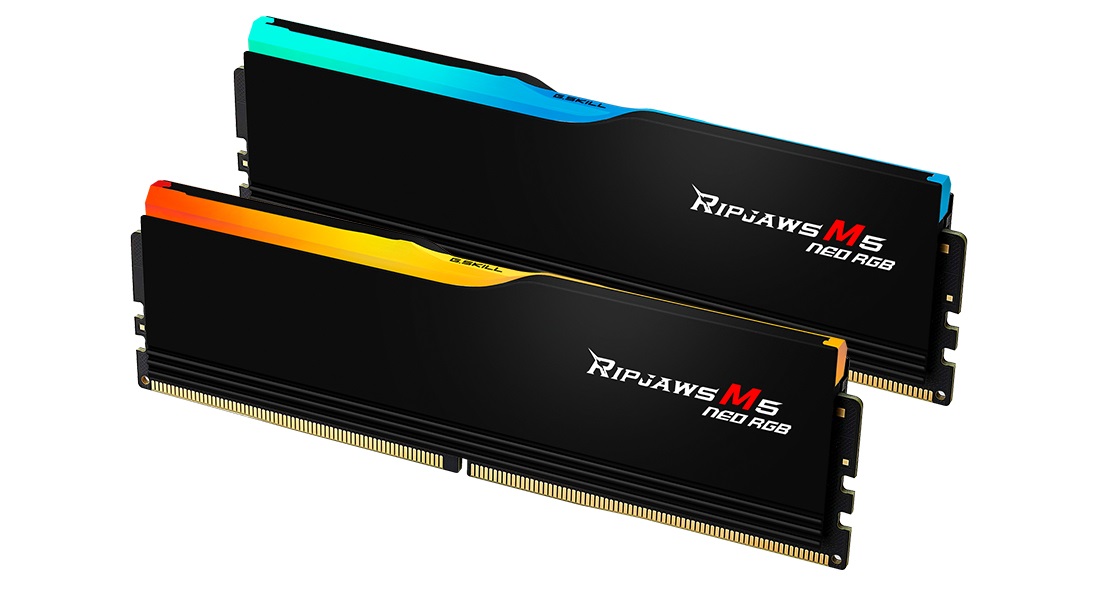 G.Skill Ripjaws M5 Neo RGB Memoria 64 GB (2 x 32 GB) DDR5 6000 MHz CL28