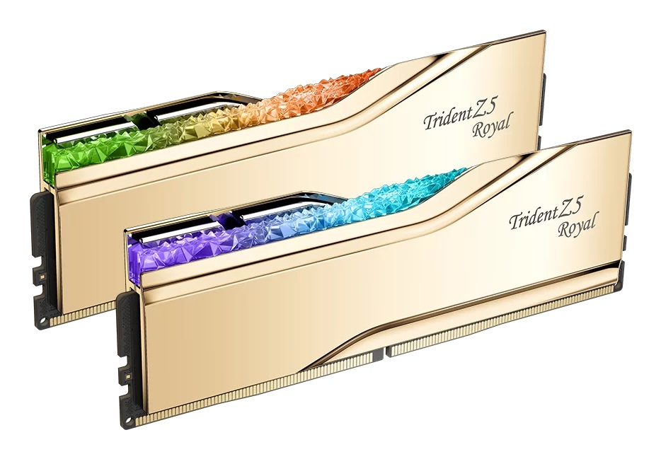 G.Skill Trident Z5 Royal 32 GB (2 x 16 GB) DDR5 6000 MHz CL28 RGB - Memoria RAM con Intel XMP