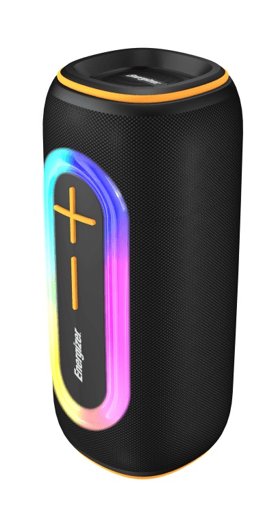 Energizer BTS206 Altoparlante Bluetooth Portatile Verticale con Powerbank 20W e LED RGB