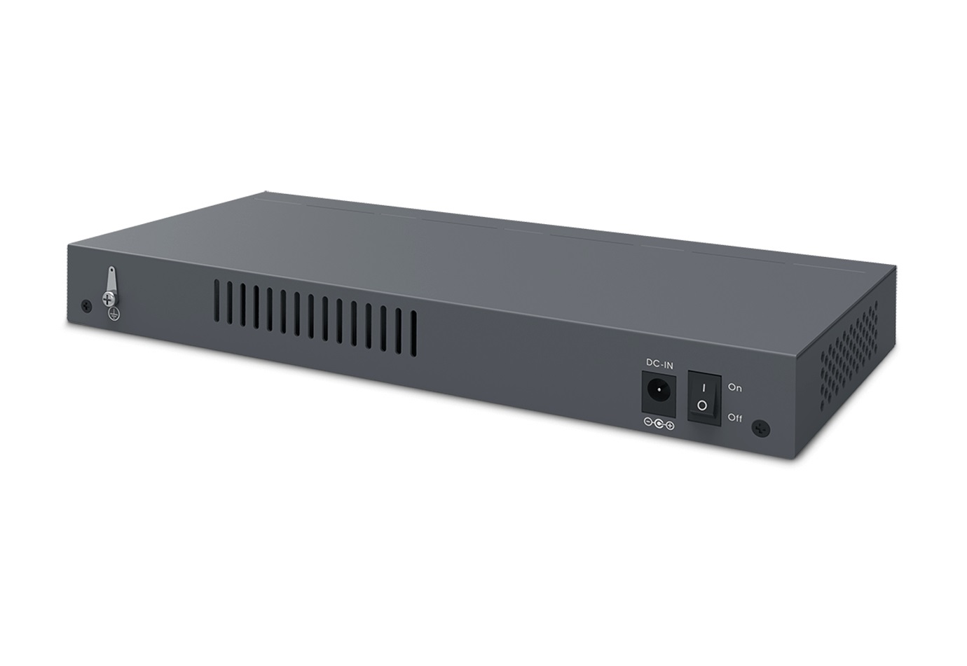 EnGenius ECS1008P Switch di Rete Gestito L2 con 8 Porte Gigabit Ethernet (10/100/1000), Supporto Power over Ethernet (PoE) 802.3af, Montabile a Parete, Nero