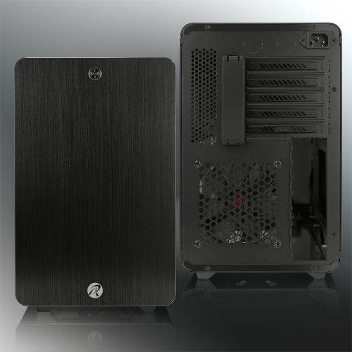 RAIJINTEK Styx Micro Tower Nero - Fattore di forma Micro-ATX, Materiali Alluminio e SPCC, Ventola Posteriore 120 mm