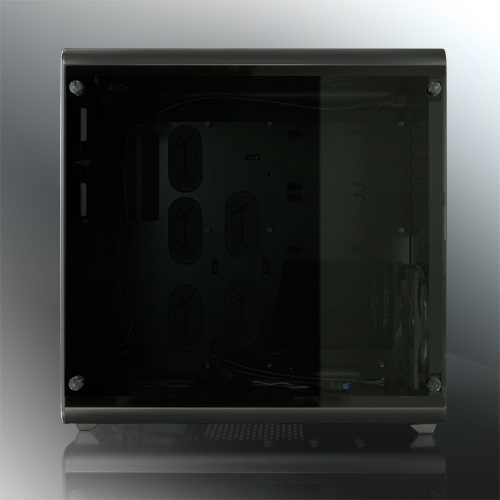 RAIJINTEK Thetis Midi-Tower Nero con Finestra in Vetro Temperato