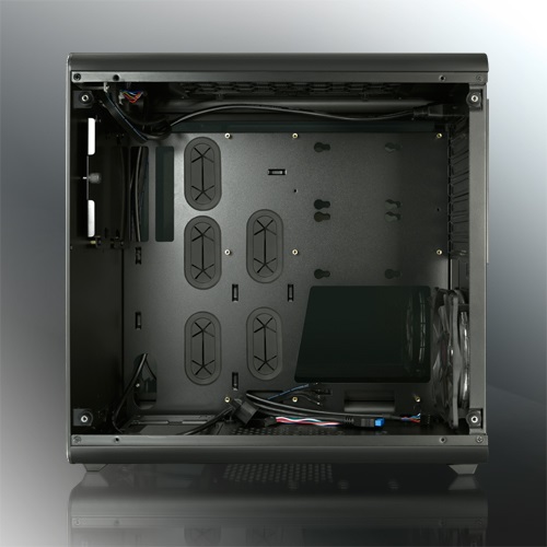 RAIJINTEK Thetis Midi-Tower Nero con Finestra in Vetro Temperato