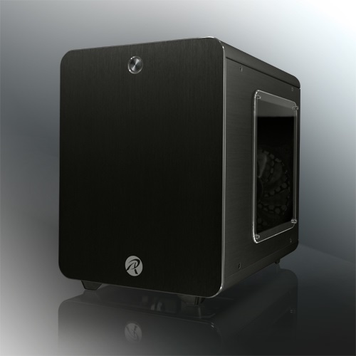 RAIJINTEK Metis Plus Mini Tower Nero - Case Mini-ITX in Alluminio e SPCC con Ventola Posteriore da 120 mm