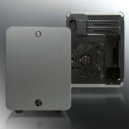 RAIJINTEK Metis Plus Micro Tower Argento - Case Mini Tower in Alluminio con Supporto per Mini-ITX e Ventola da 120 mm