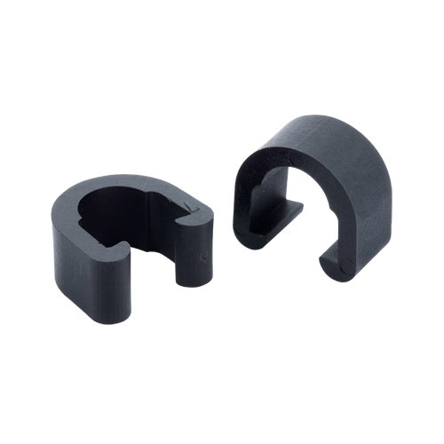 Jagwire C-clip per guaina in plastica nera - 4 pezzi