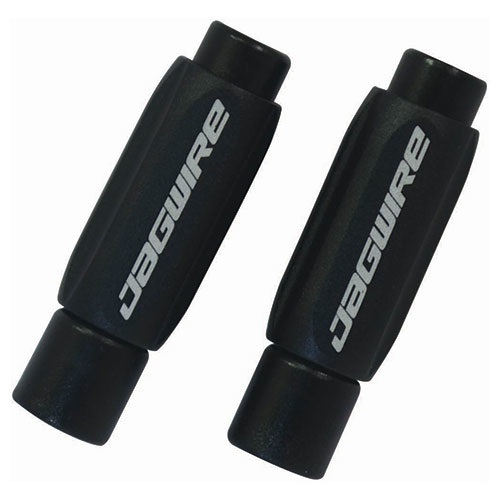 Jagwire Tendicavo Deragliatore per Bici - Set da 2 pezzi Inline Index, Basso Attrito, Compatibile con Tappi Terminali Foderati