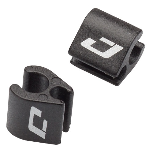 Jagwire Gancio per Cavi Freno ED E-Shift in Nylon Nero - Kit da 4 Pezzi