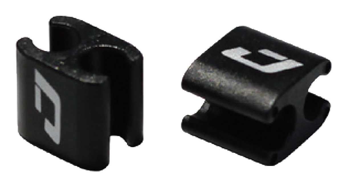 Jagwire Ganci per Cavi Cambio e Freno in Nylon - Misure 4mm e 5mm, 4 Pezzi, Colore Nero